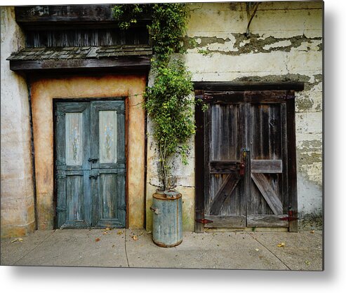 Harmony Metal Print featuring the photograph Doors of Harmony by Brett Harvey