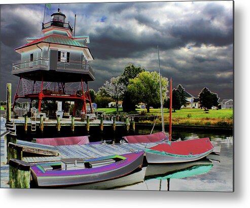 Drum Point Metal Print featuring the photograph Drum Point by Carolyn Stagger Cokley