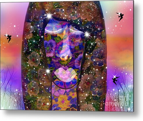 Faith Metal Print featuring the mixed media Faith by Diamante Lavendar