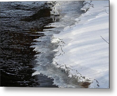 Ice Metal Print featuring the photograph Feathered Ice by Nicola Finch