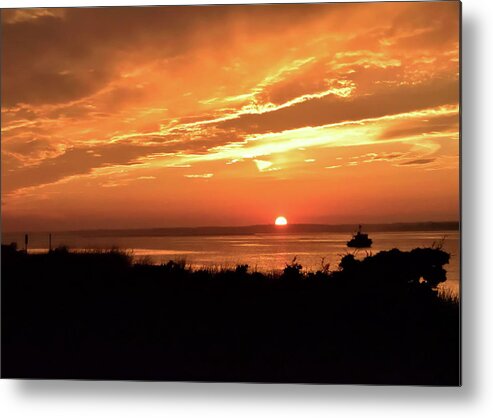 Fire Metal Print featuring the photograph Fire in the Sky by Christina McGoran