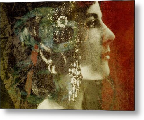 Woman Metal Print featuring the digital art Fool To Cry by Paul Lovering
