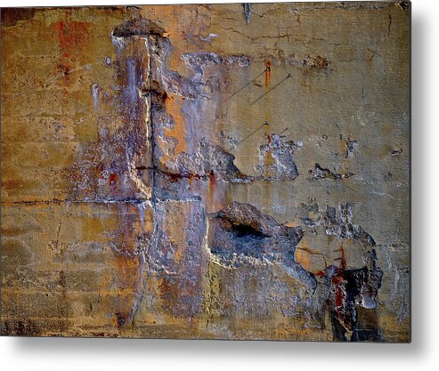 Industrial Metal Print featuring the photograph Foundation Seven by Bob Orsillo