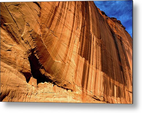 White House Ruins Metal Print featuring the photograph Canyon Spirits - White House Ruins, Canyon De Chelly, Arizona by Earth And Spirit