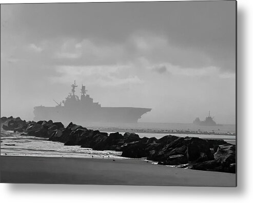 Navy Metal Print featuring the photograph Ghost Ship II by Todd Tucker