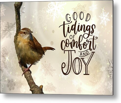 Greeting Card Metal Print featuring the photograph Good Tidings by Cathy Kovarik