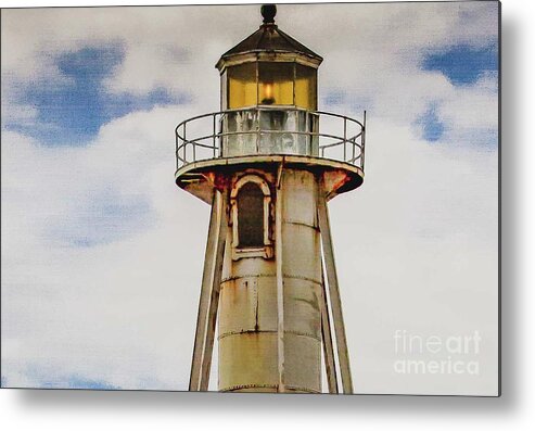 Lighthouse Metal Print featuring the digital art Grand Lighthouse by Patti Powers