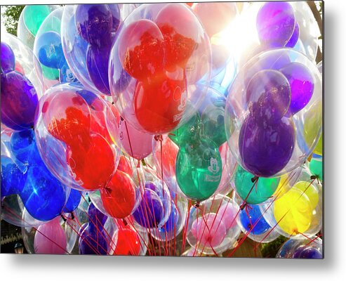 Balloon Metal Print featuring the photograph Helium Ears by Ricky Barnard