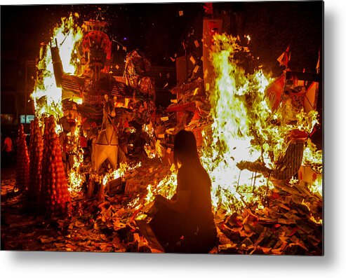Lifestyles Metal Print featuring the photograph Hungry Ghost Festivals In Malaysia by Mohd Samsul Mohd Said