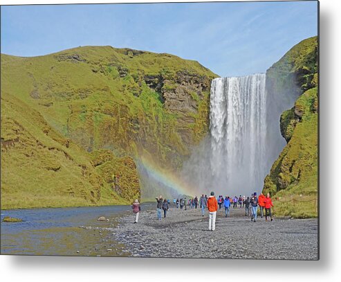 Iceland Metal Print featuring the photograph Iceland Waterfalls by Yvonne Jasinski