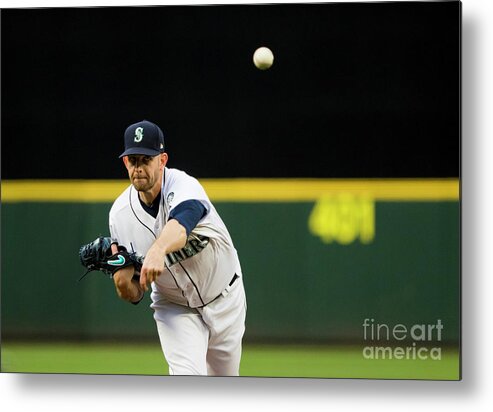 Second Inning Metal Print featuring the photograph James Paxton by Lindsey Wasson
