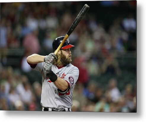 National League Baseball Metal Print featuring the photograph Jayson Werth by Christian Petersen