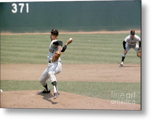 Baseball Pitcher Metal Print featuring the photograph Juan Marichal by Louis Requena