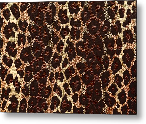 Leopard Print Metal Print featuring the photograph Leopard Print by Susan Rissi Tregoning