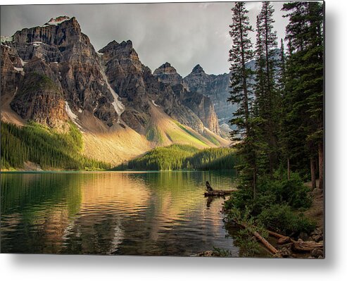 Moraine Lake Metal Print featuring the photograph Light Play by Darlene Bushue