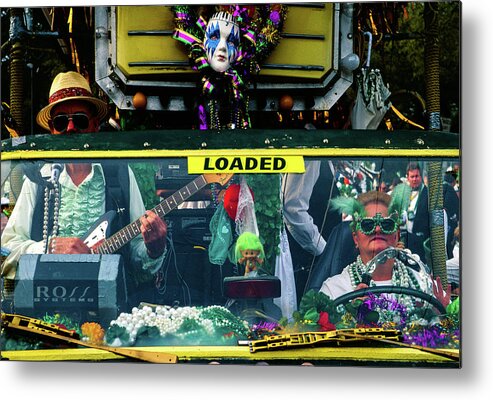 St Patty's Metal Print featuring the photograph Loaded - St Patrick's Day Parade, New Orleans, LA by Earth And Spirit