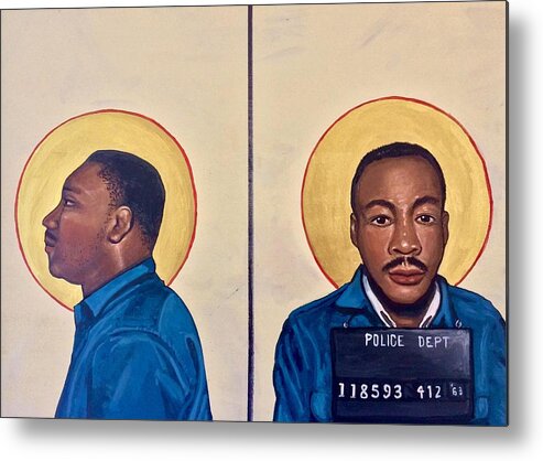 Martin Luther King Jr. Metal Print featuring the painting Martin Luther King Jr. by Kelly Latimore