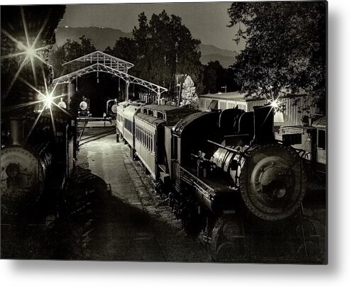 Trains Metal Print featuring the photograph Midnight Train by Eyes Of CC