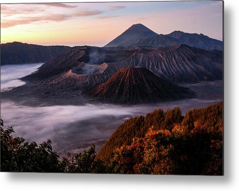 Mount Metal Print featuring the photograph Kingdom Of Fire - Mount Bromo, Java. Indonesia by Earth And Spirit