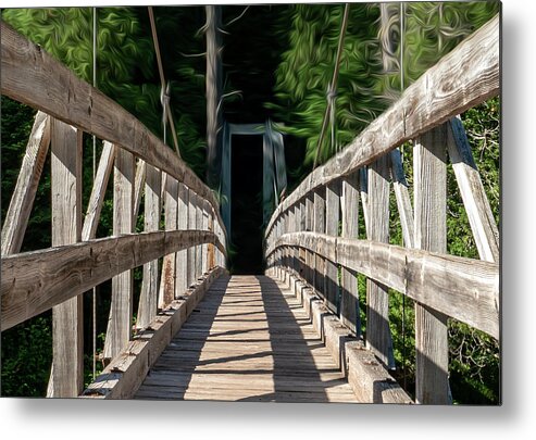 North Country National Scenic Trail Metal Print featuring the photograph North Country National Scenic Trail by Sandra J's