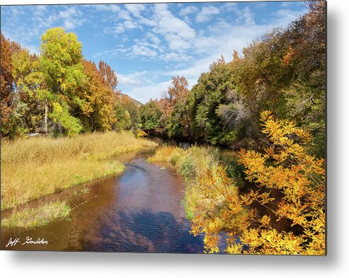 Arizona Metal Print featuring the photograph Oak Creek in the Fall by Jeff Goulden