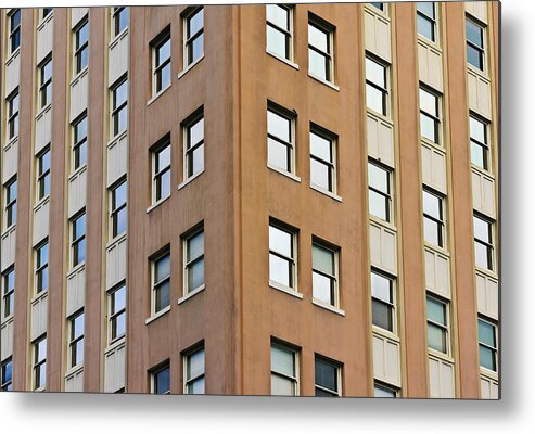 Downtown District Metal Print featuring the photograph Old Building Downtown by JohnnyH5
