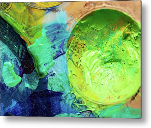 Art Metal Print featuring the photograph Painter's Palette 2 by Amelia Pearn