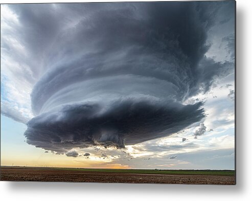 Supercell Metal Print featuring the photograph Sculpted Supercell by Marcus Hustedde
