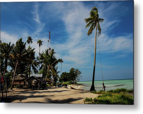 Borneo Metal Print featuring the photograph Born Of The Sea - Sea Gypsy Village, Sabah, Borneo by Earth And Spirit