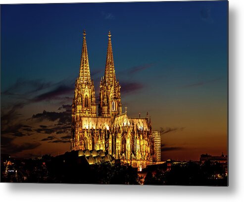 Cathedral Metal Print featuring the photograph Spires by Andrew Matwijec