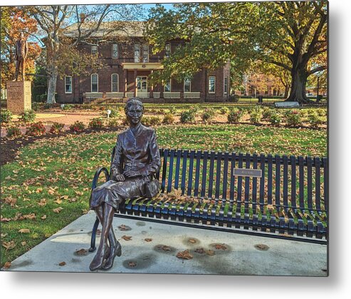 Rosa Parks Metal Print featuring the photograph Statue of Civil Rights Icon Rosa Parks by Mountain Dreams