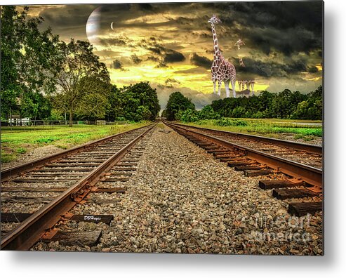 Landscapes Metal Print featuring the photograph Strange World by DB Hayes