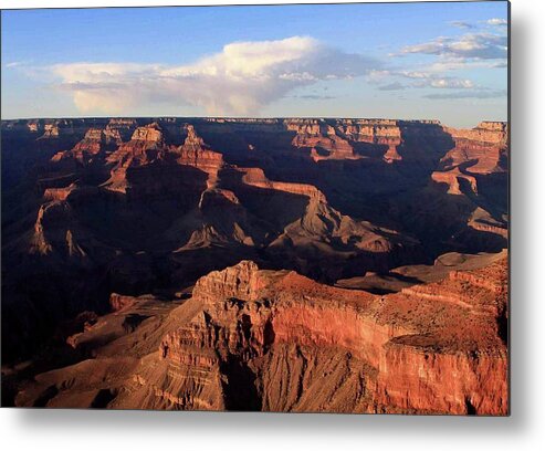 Grand Canyon Sunset Metal Print featuring the photograph Sunset at the Grand Canyon by Karen Ruhl