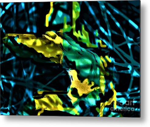 Tangled Waters Metal Print featuring the digital art Tangled Water 7 by Aldane Wynter