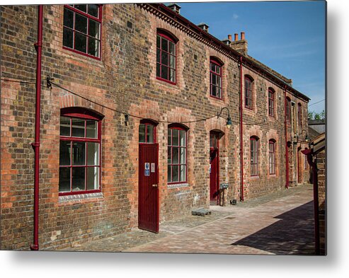 Terrace Metal Print featuring the photograph Terraced offices by Average Images