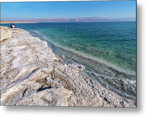 The Dead Sea Metal Print featuring the photograph The Dead Sea by Dubi Roman