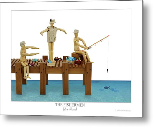 Alessandro Pezzo Metal Print featuring the photograph The Fishermen by Alessandro Pezzo