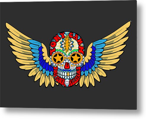  Metal Print featuring the digital art The Funk Has Wings by Tony Camm