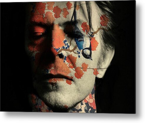 David Bowie Metal Print featuring the mixed media The Man Who Sold The World by Paul Lovering