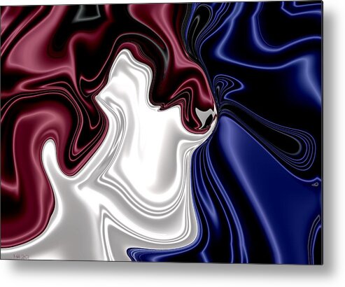  Metal Print featuring the digital art There Is Hope For America by Michelle Hoffmann