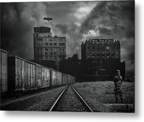 Train Metal Print featuring the photograph Us And Them by Bob Orsillo