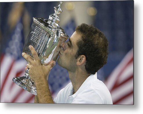 Tennis Metal Print featuring the photograph US Open-Mens Final by Gary M. Prior