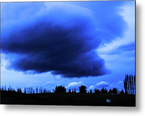 Clouds Metal Print featuring the photograph Waitin' On A Storm - North Island, New Zealand by Earth And Spirit