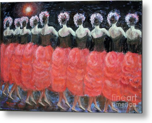 Impressionism Metal Print featuring the painting Waltz of the Flowers by Lyric Lucas