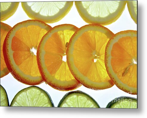 Fruits Metal Print featuring the photograph Zest of life by Baggieoldboy