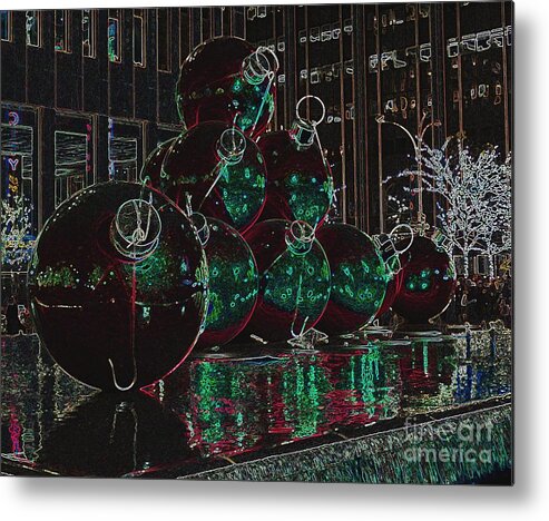 Photographs Metal Print featuring the photograph Christmas Card by Laurinda Bowling