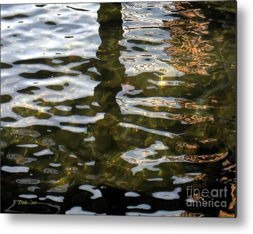 Water Metal Print featuring the digital art Reflections #1 by Dale  Ford