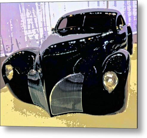 Hot Rods Metal Print featuring the painting Hot Rod by Michael Pickett