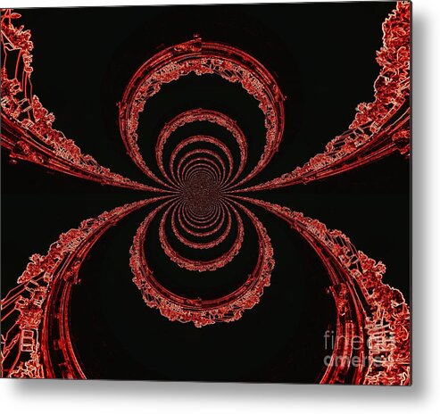  Metal Print featuring the photograph Neon Spider by Raul Valentini
