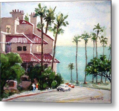 San Clemente Metal Print featuring the painting San Clemente Road by John West